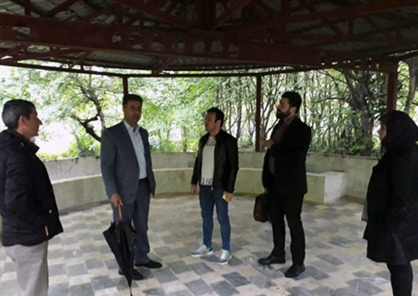 بازدید مشترک سرمایه گذار احداث باغ پرندگان
