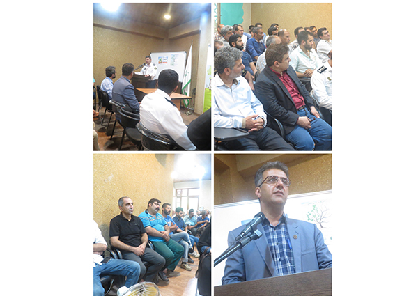 برگزاری جلسه توجیهی آشنایی با مسایل ایمنی و مقررات راهنمایی و رانندگی