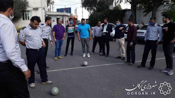 مسابقات ورزشی روز ملی آتش‌نشان در گرگان برگزار شد