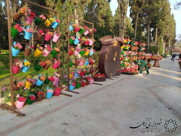 تصاویر زیبا از تدارک گسترده شهرداری گرگان برای بهار 1400