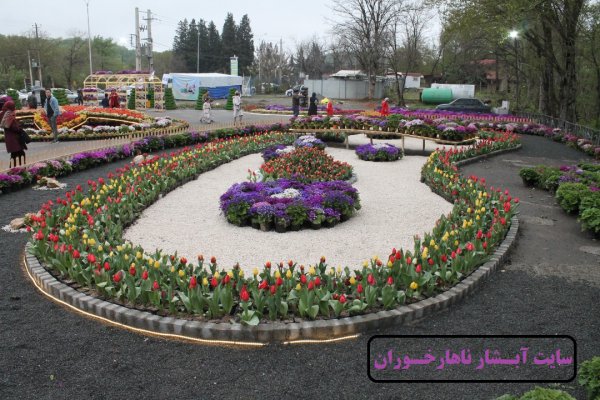 گزارش تصویری از فضاسازی و گل آرایی های زیبای شهر گرگان در ایام نوروز 1401