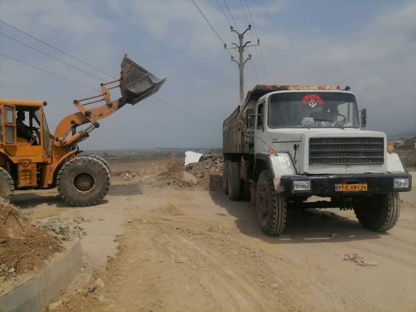 مهندس سالاری: انتقال بالغ بر ۷۰۰ سرویس خاک و نخاله به معدن توسکستان