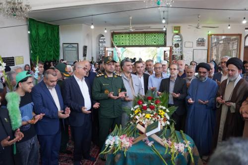 گلباران قدمگاه امام حسن عسکری (ع) در گرگان