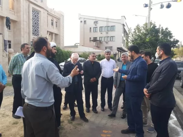 موکب جاماندگان اربعین حسینی شهر گرگان