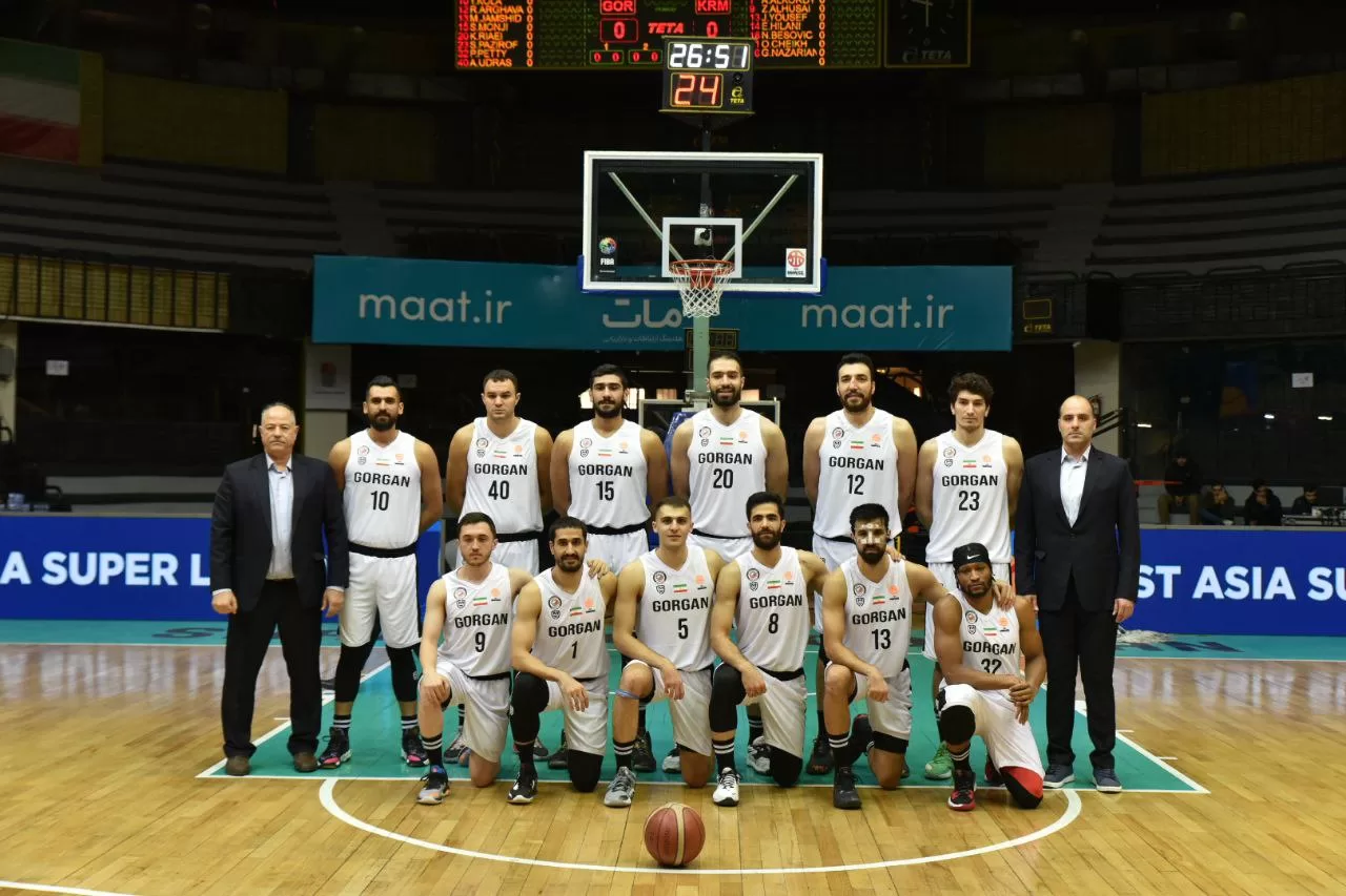 شکست شهرداری گرگان در بازی نخست فینال بسکتبال غرب آسیا