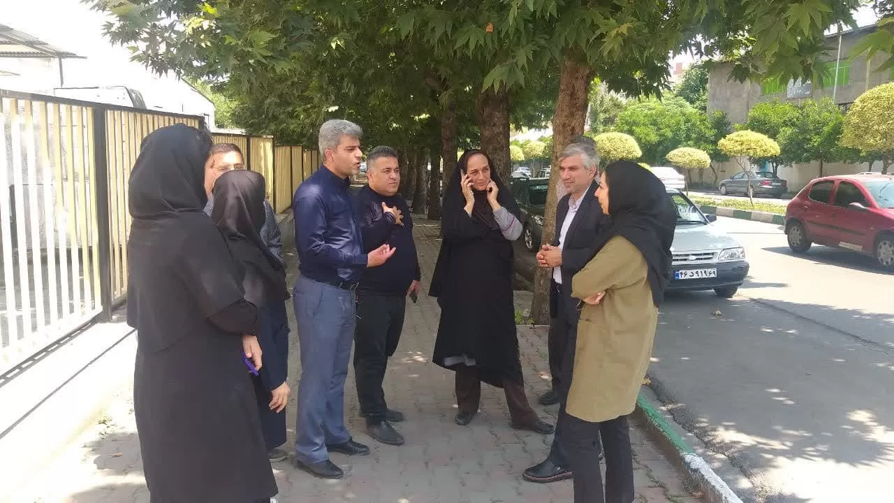 بازدید میدانی اعضای کمیته زیباسازی شهرداری گرگان از مکان نصب سردیس مشاهیر