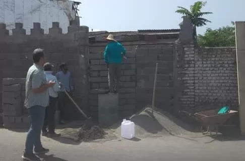 دیوارکشی و رفع خطر ۱۰ مکان رها شده و خطرآفرین در سطح مناطق ۲ و ۳ گرگان