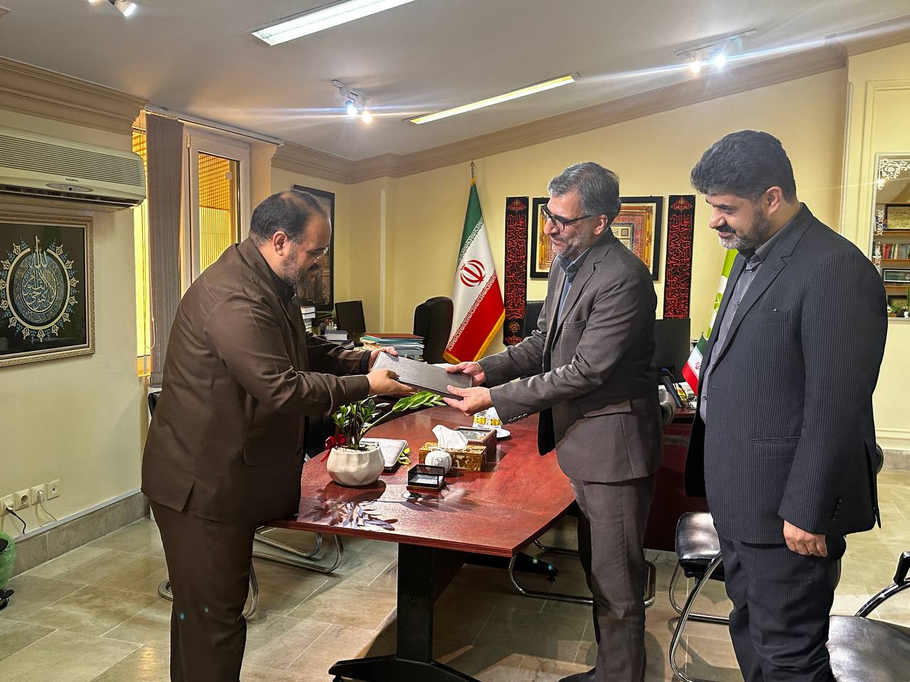 بازدید شهردار و رئیس شورای شهر گرگان از صدا و سیما و خبرگزاری ایرنا