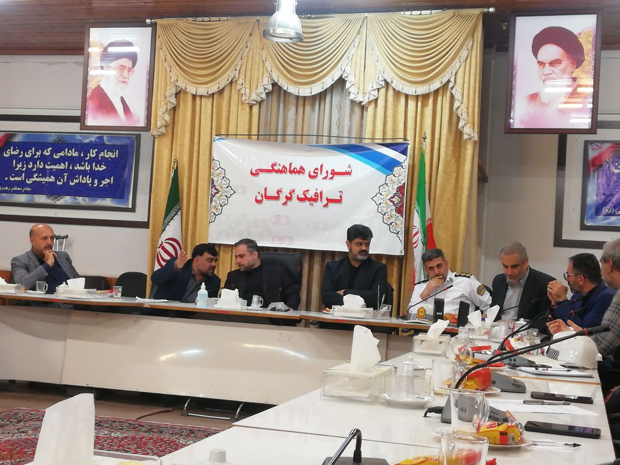 اهتمام شهرداری گرگان و پلیس راهور برای حل چالش های ترافیکی شهر