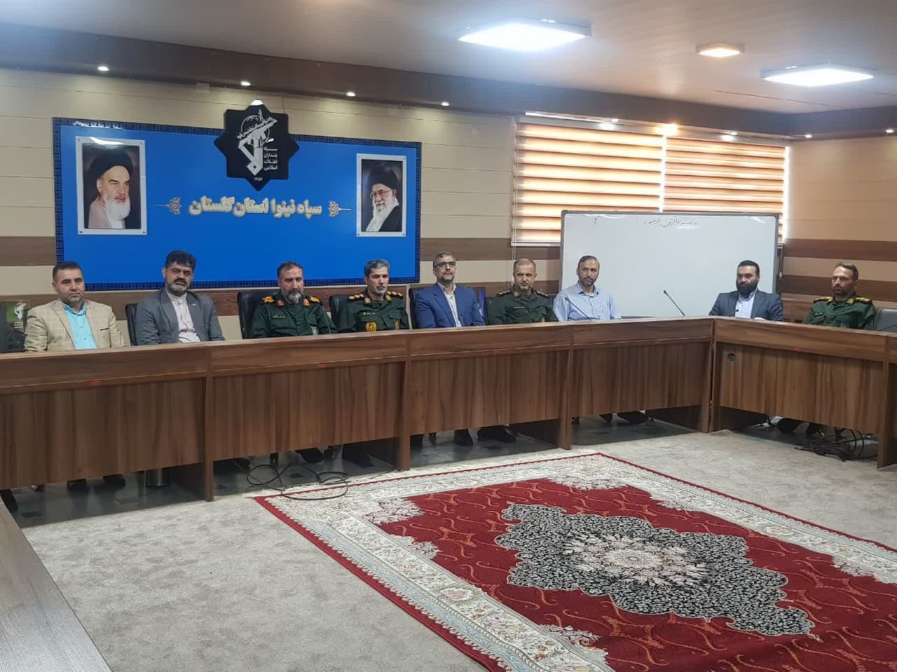 شهردار گرگان با فرماندهان سپاه و ارتش گل...