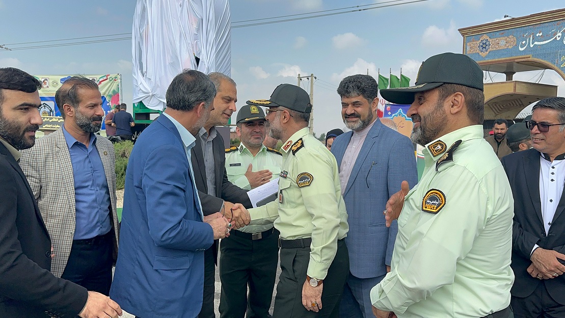 آیین رونمایی از المان پلیس