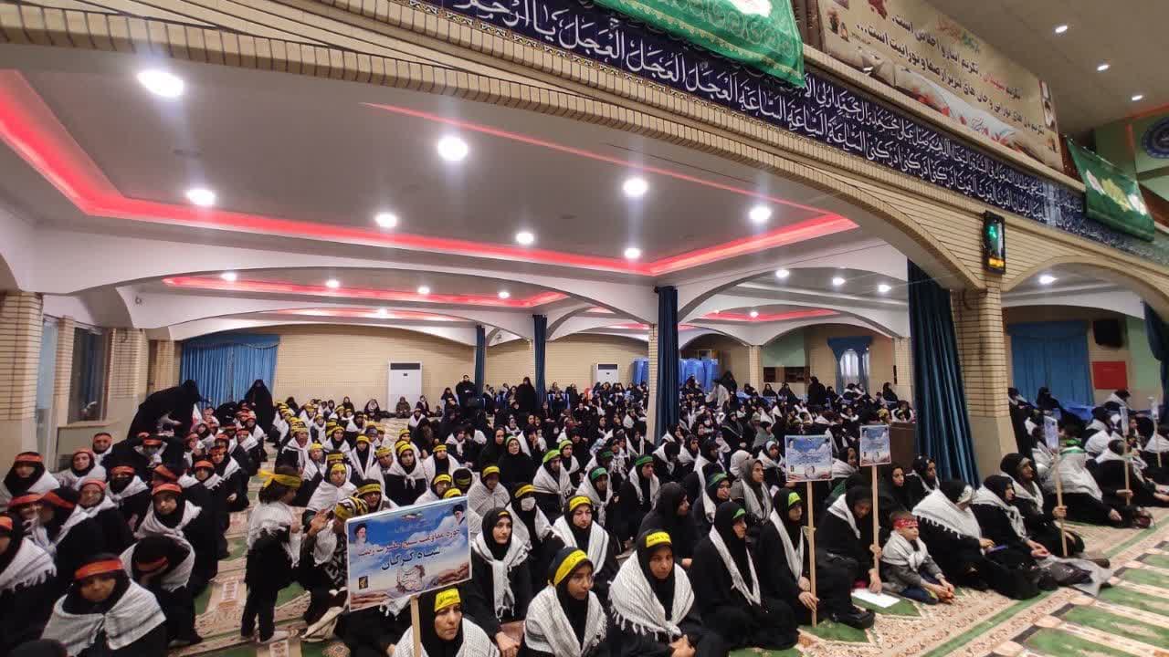 همایش نمایش اقتدار بسیج شهید عجمیان در محل حسینیه عاشقان ثارالله (ص)