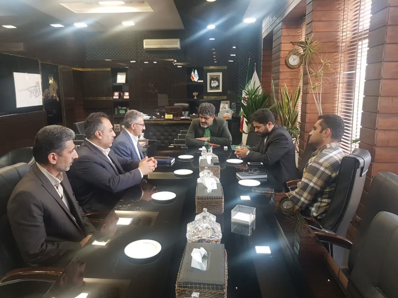 جلسه شهردار گرگان با مدیران دانشگاه فنی ...