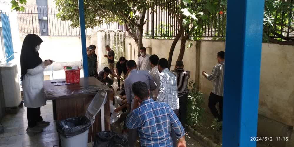 ۲۳ نفر از معتادین متجاهر شهر گرگان جمع آ...