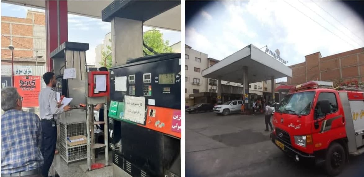 پایش ایمنی جایگاه های سوخت توسط کارشناسا...