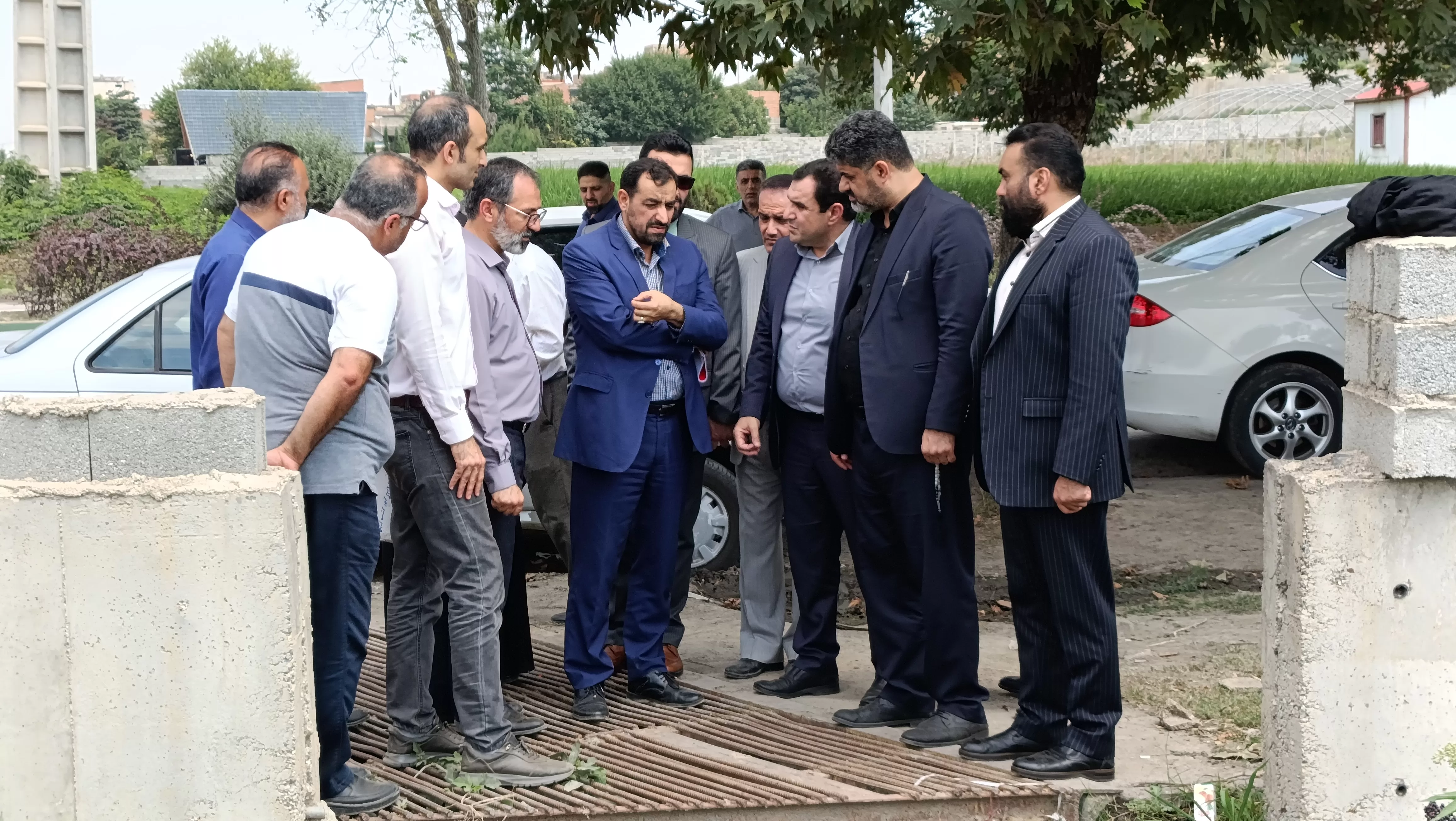 بازدید مقام مسئول وزارت نیرو از پروژه سرمایه گذاری گلند شهرداری گرگان