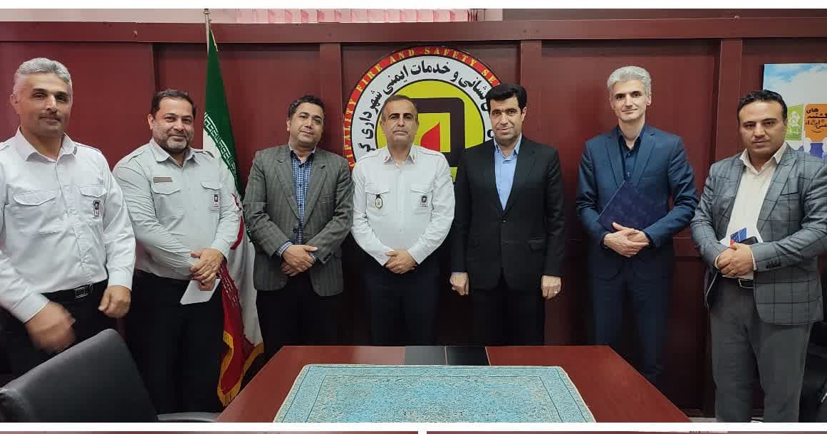 عقد تفاهم نامه همکاری سازمان آتش نشانی شهرداری گرگان و شهرک های صنعتی استان