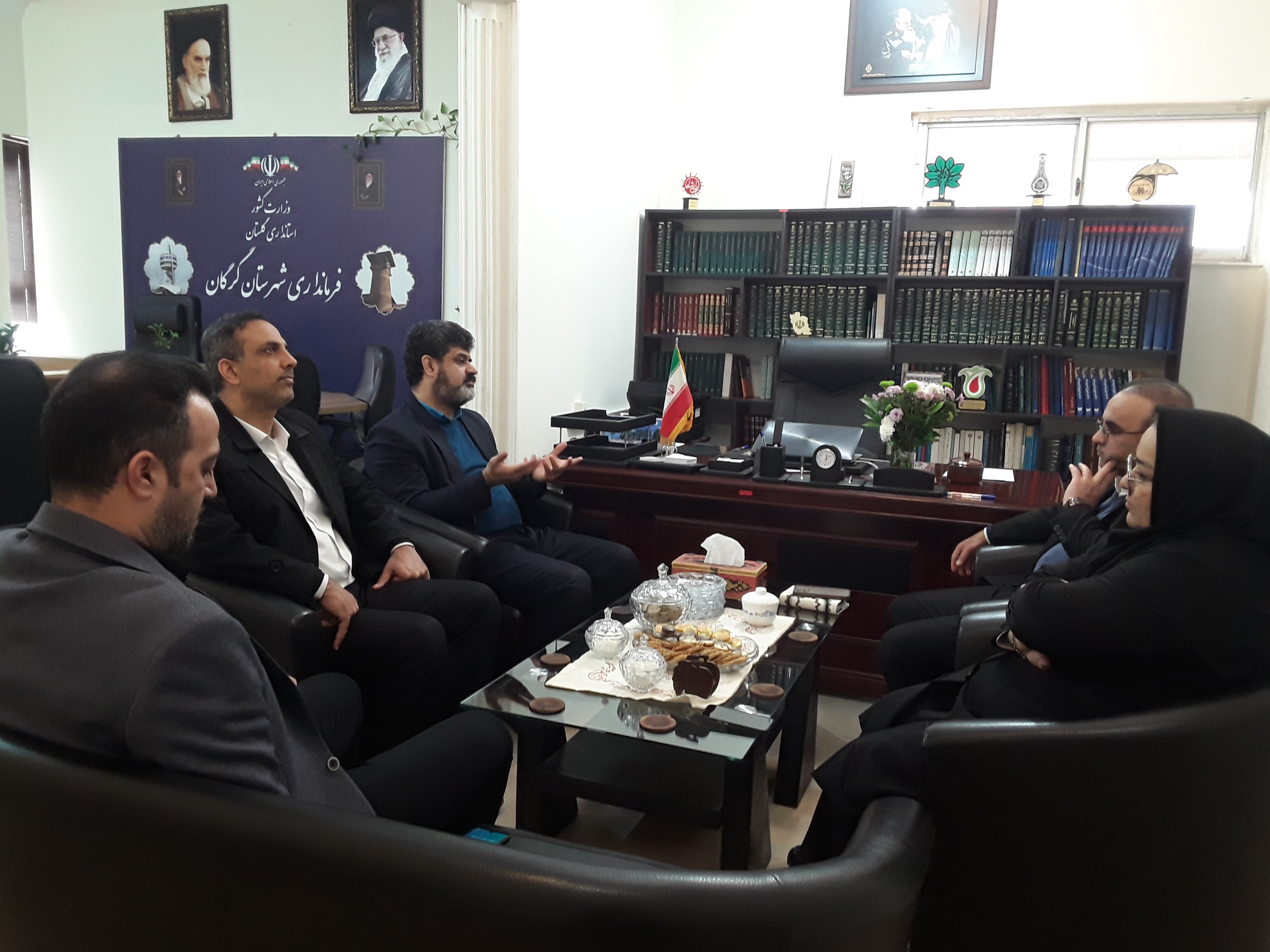 نشست صمیمانی سیدالنگی با نصیبی؛ شهردار گرگان با سرپرست جدید فرمانداری دیدار کرد