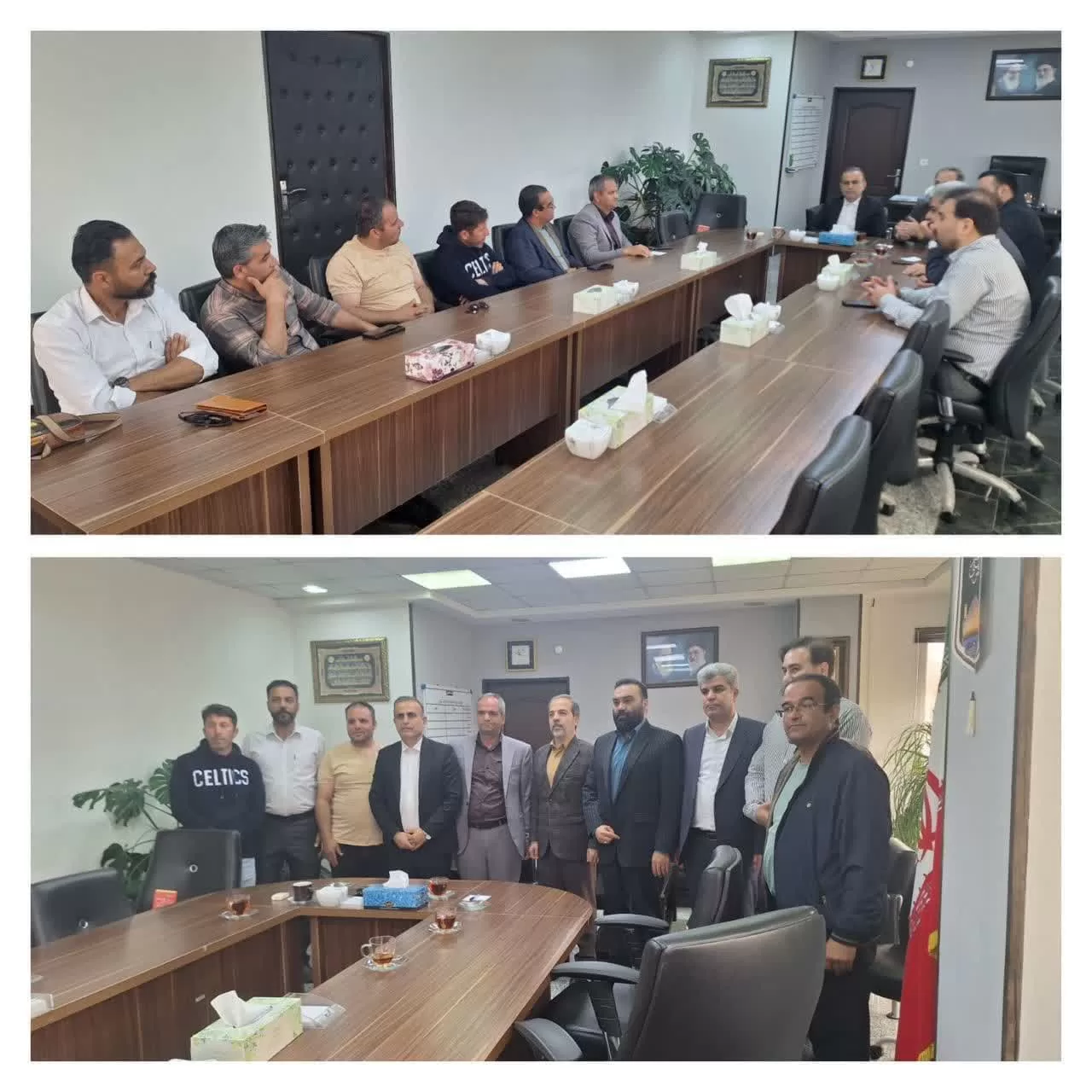 نشست مشترک مدیران خدمات شهری شهرداری بسطام با اعضای شورای اسلامی شهر گرگان