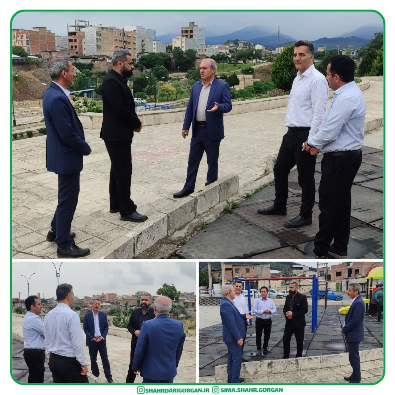 بازدید رئیس پدافند غیرعامل شهرداری گرگان...