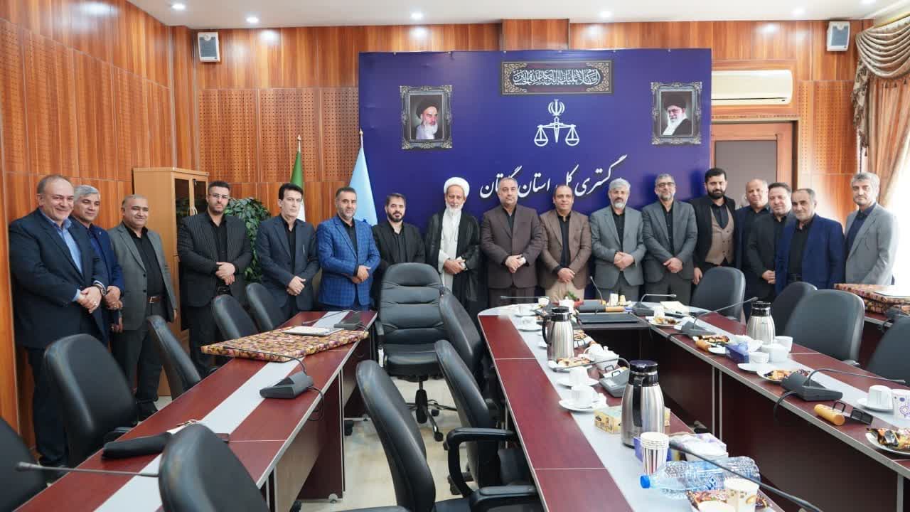 دیدار مدیران شهری گرگان با رئیس کل دادگس...