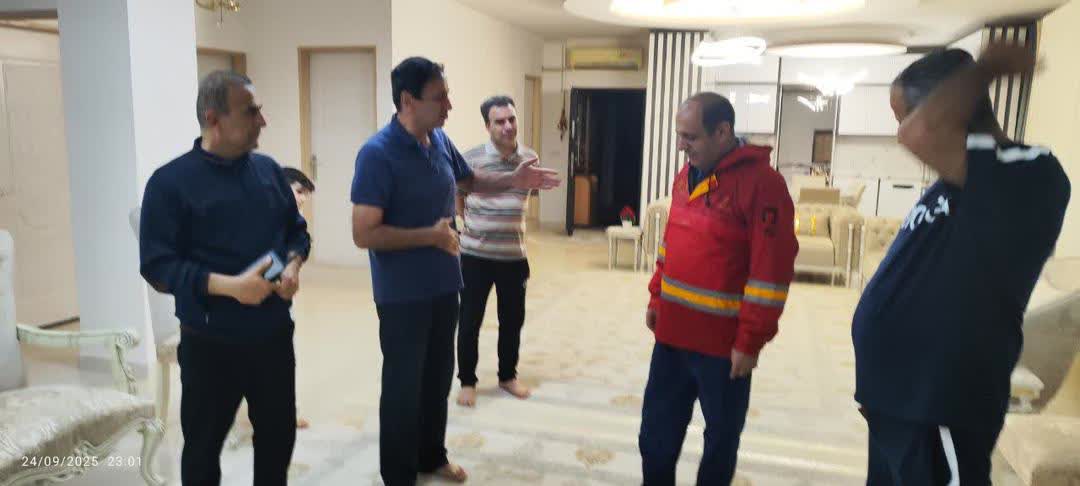 بازدید شهردار گرگان از مناطق آسیب‌دیده در پی بارندگی شدید امشب