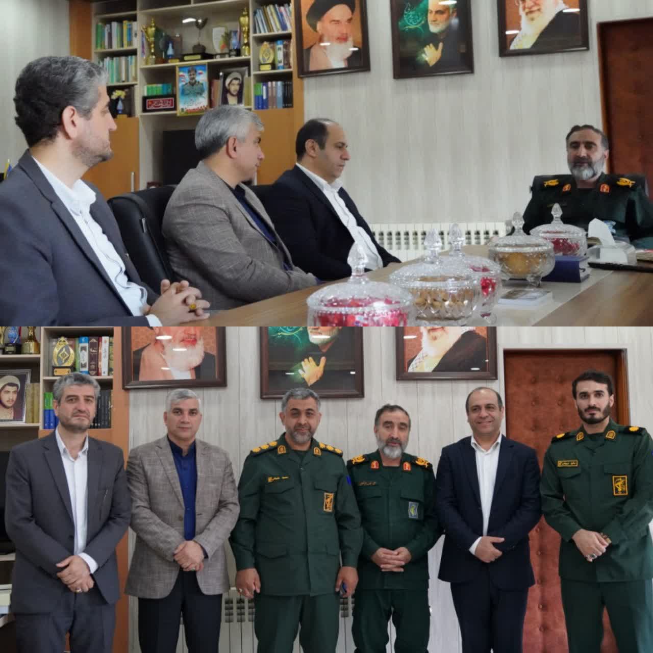 اعلام رضایت فرمانده سپاه نینوا گلستان از اقدامات شهرداری گرگان