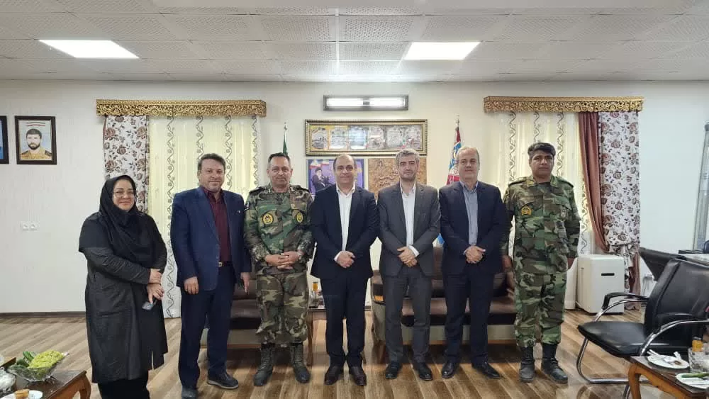دیدار شهردار گرگان با ارشد نظامی ارتش در گلستان به مناسبت هفته دفاع مقدس