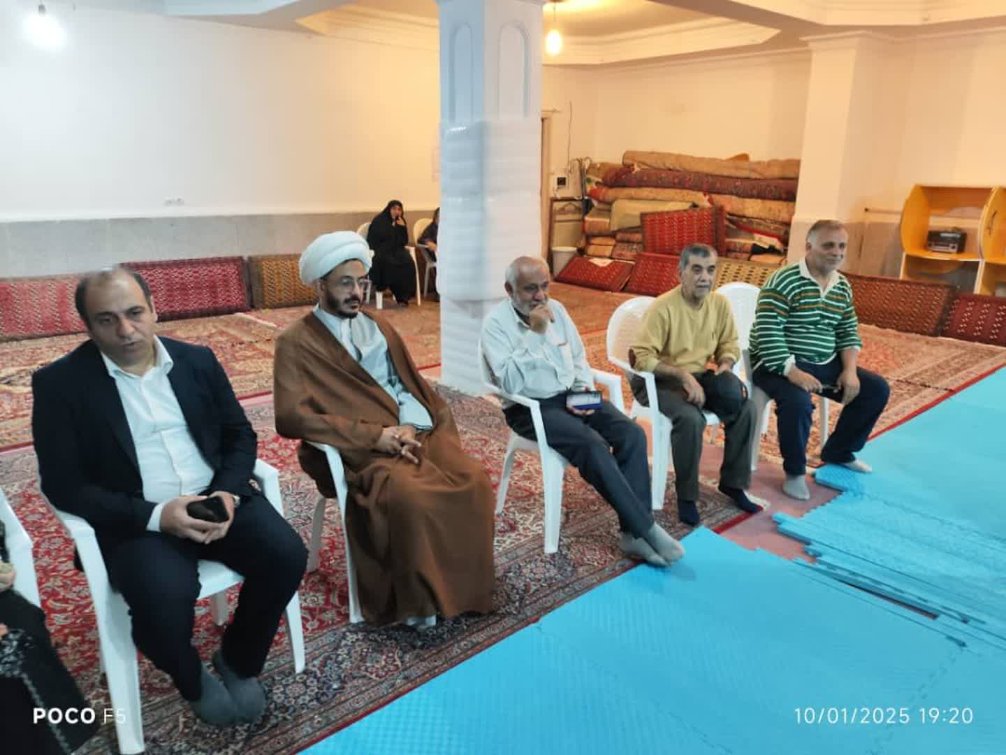 حضور شهردار گرگان در مسجد امام علی (ع)