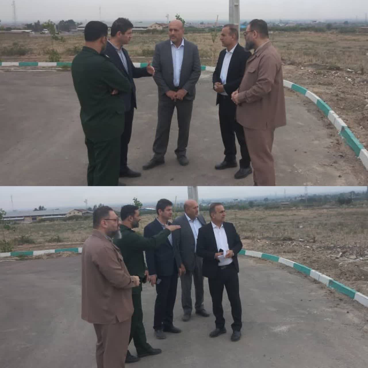 بازدید مقامات استانی و معاون شهردار گرگا...