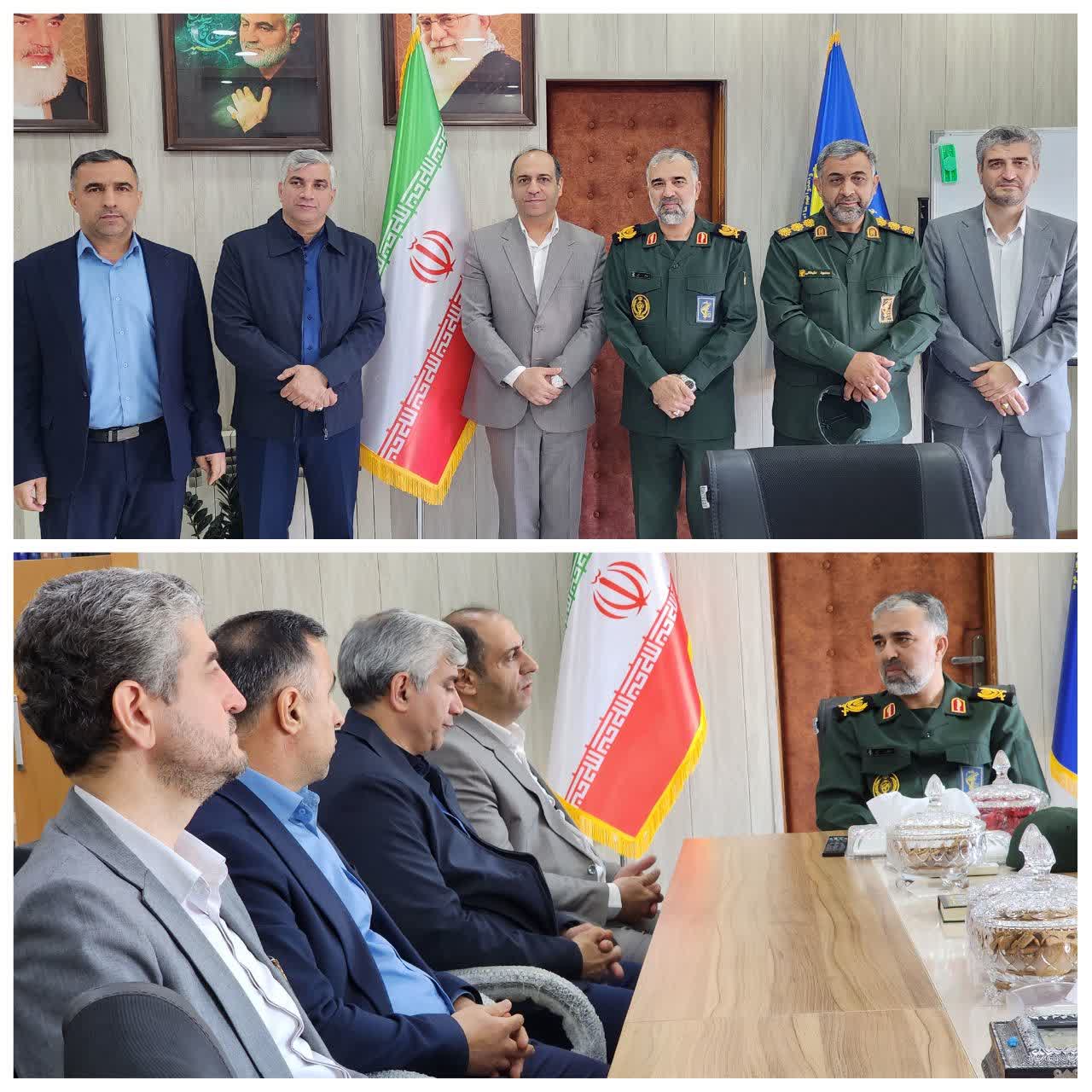 شهردار گرگان با فرمانده جدید سپاه نینوا گلستان دیدار کرد