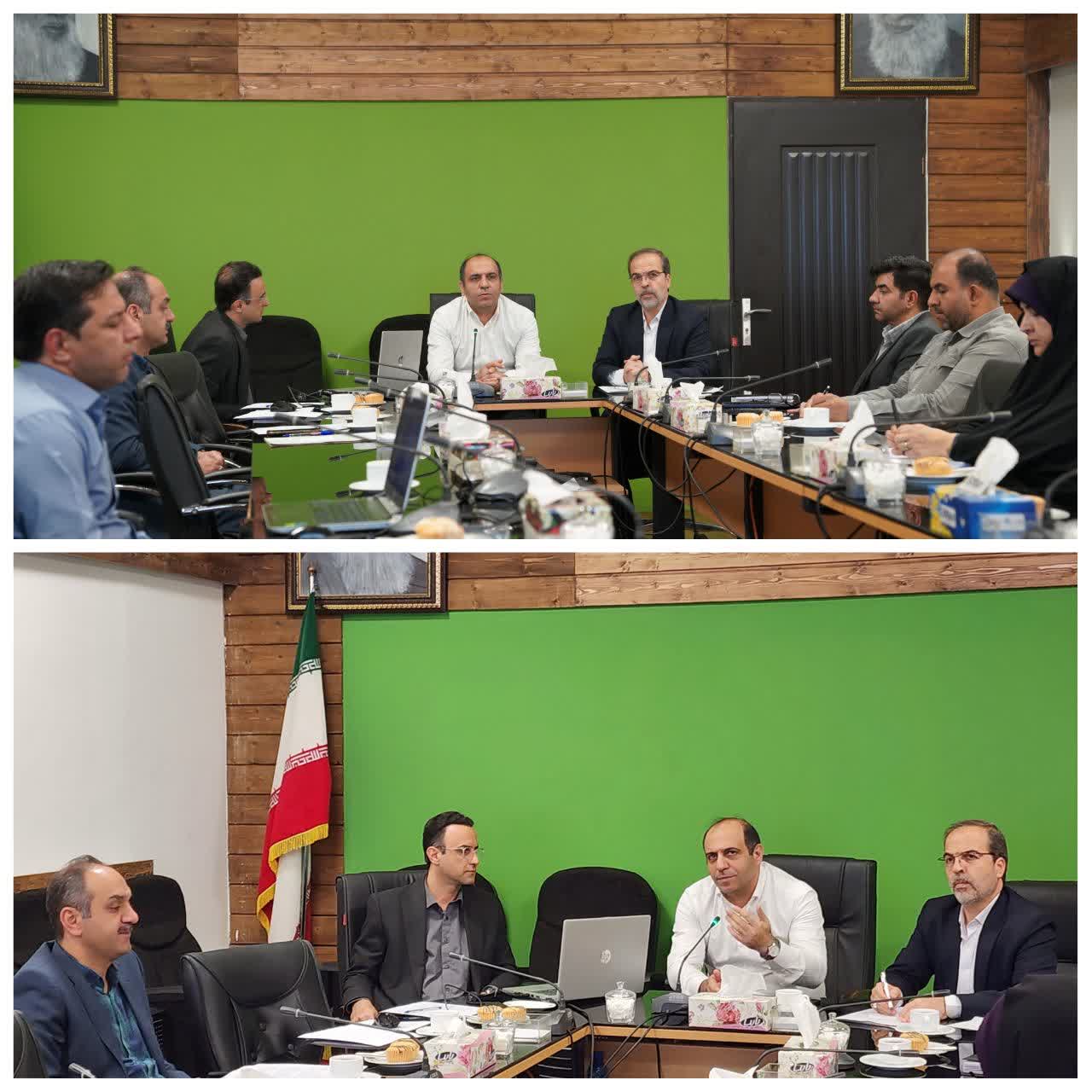 برگزاری جلسه شورای پژوهش مدیریت شهری به ریاست مجید طاهری شهردار گرگان