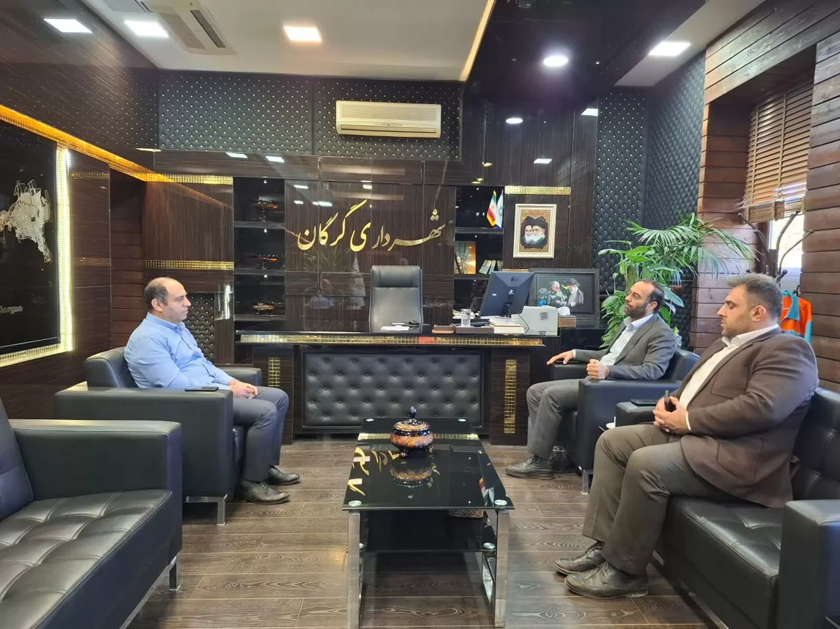 دیدار مدیرکل غله گلستان با شهردار گرگان