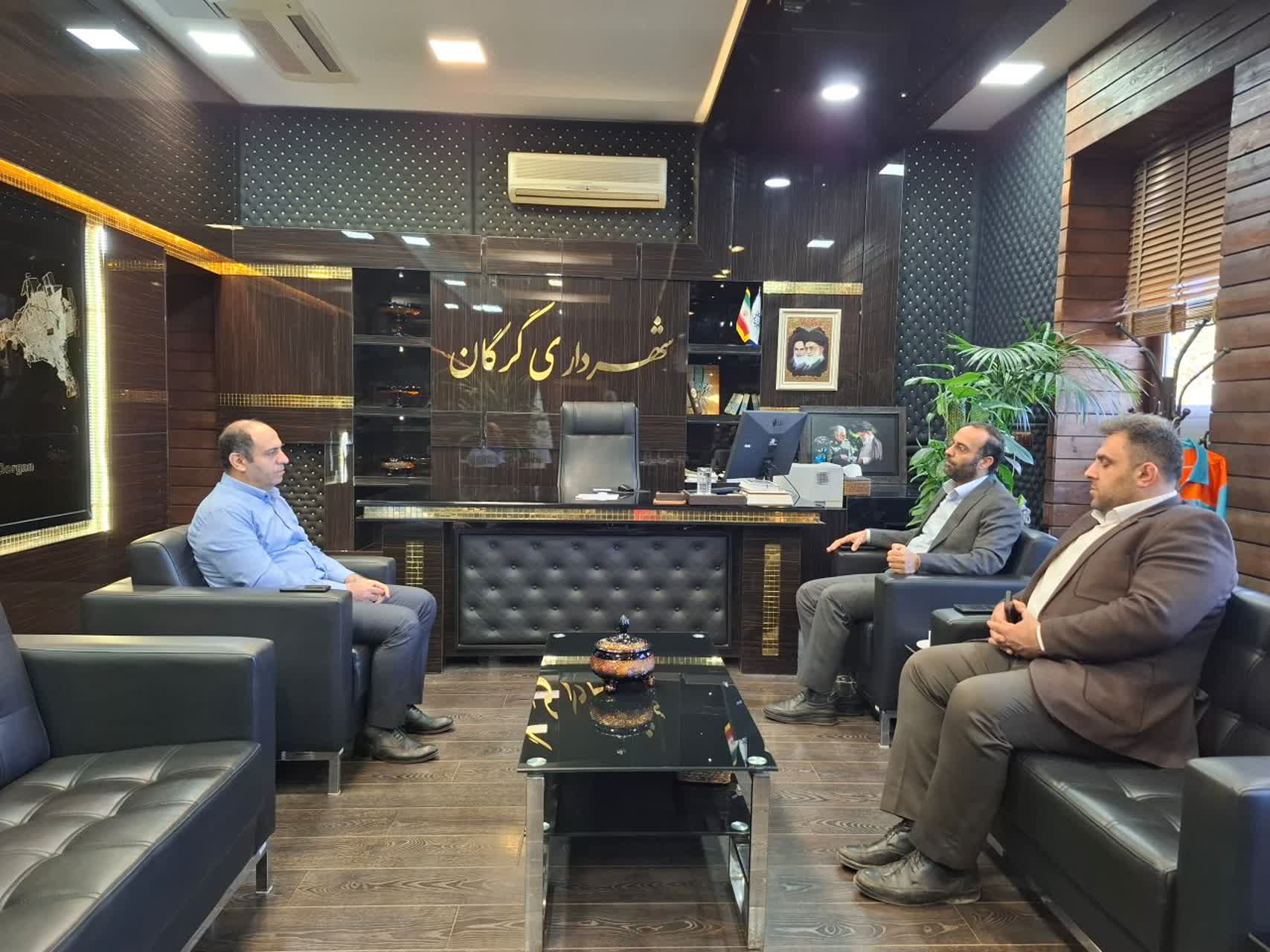 دیدار مدیرکل غله گلستان با شهردار گرگان