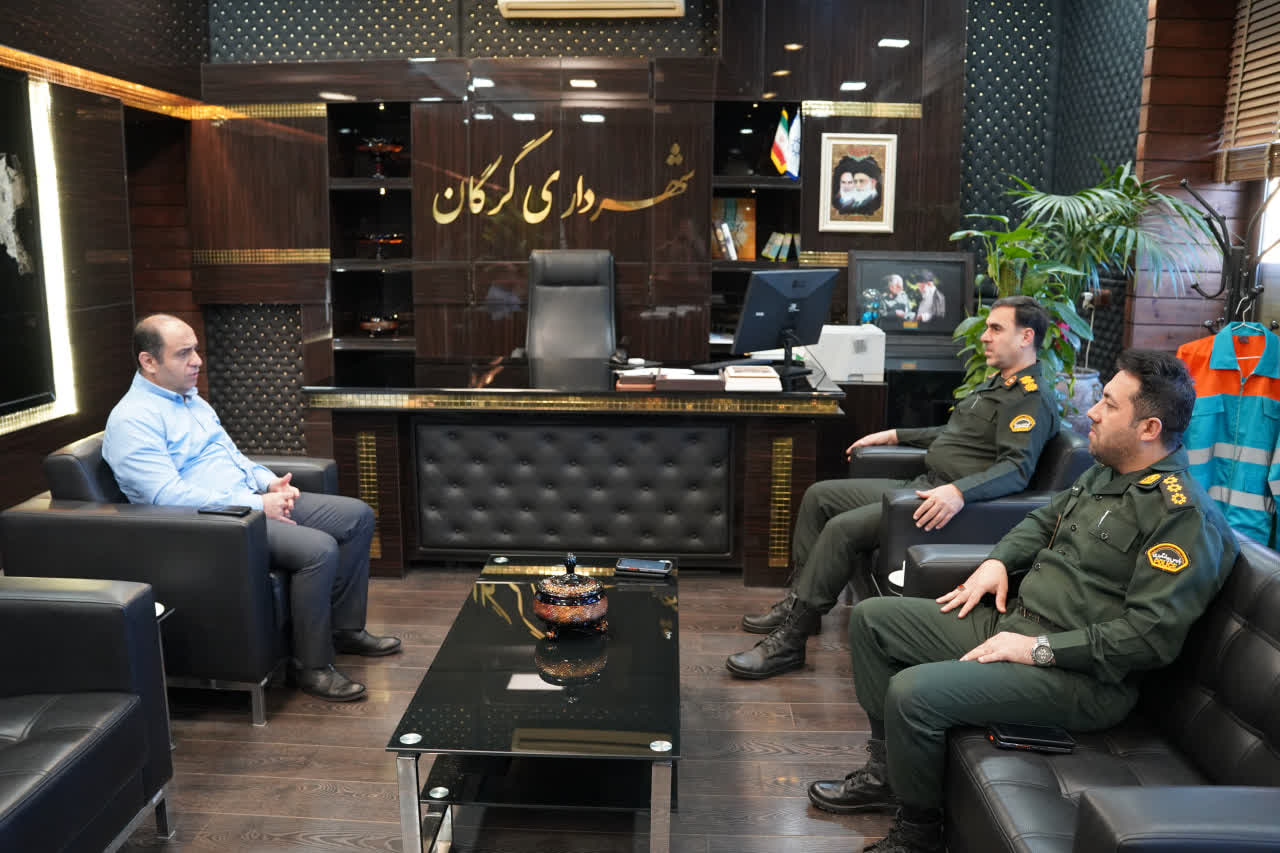 دیدار فرمانده انتظامی شهرستان با شهردار گرگان