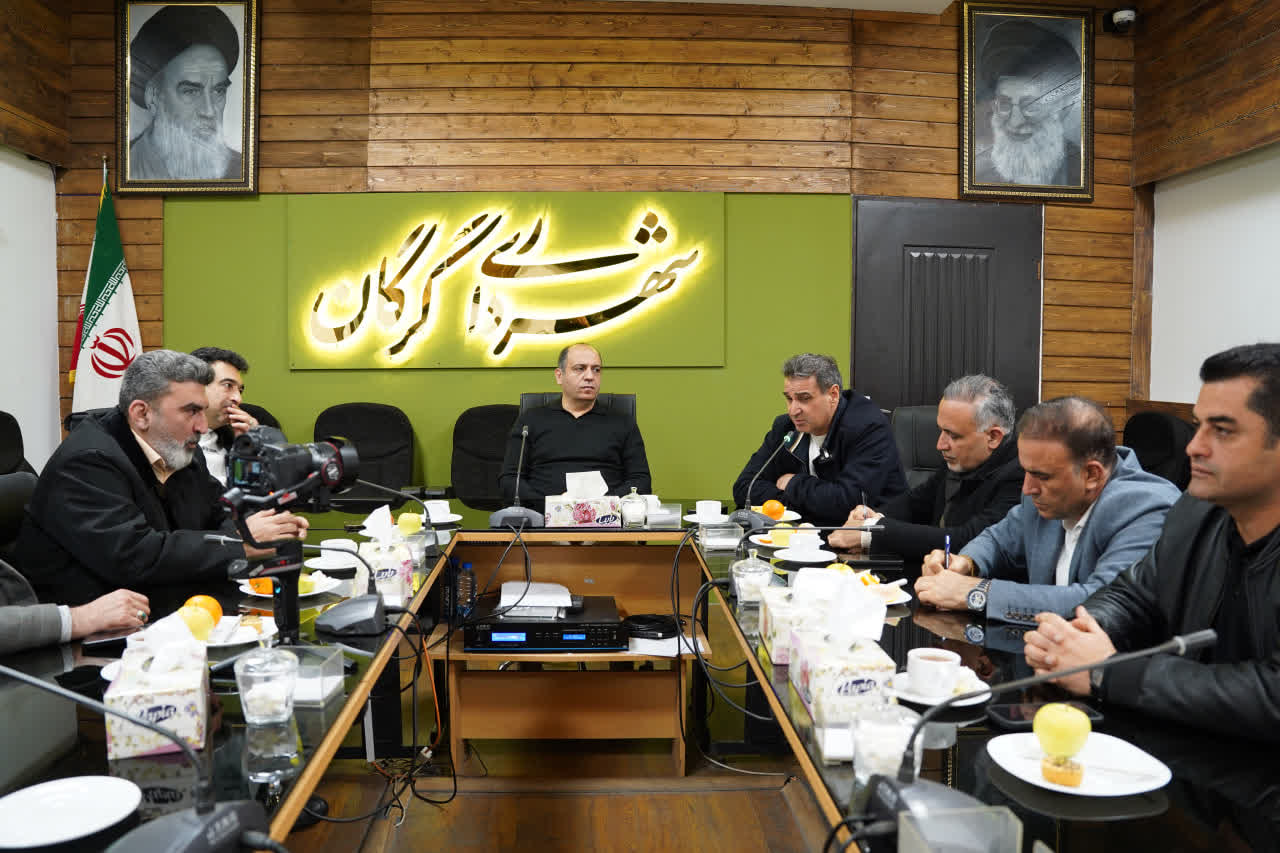 نشست شهردار گرگان با رئیس انجمن انبوه‌سازان کشور