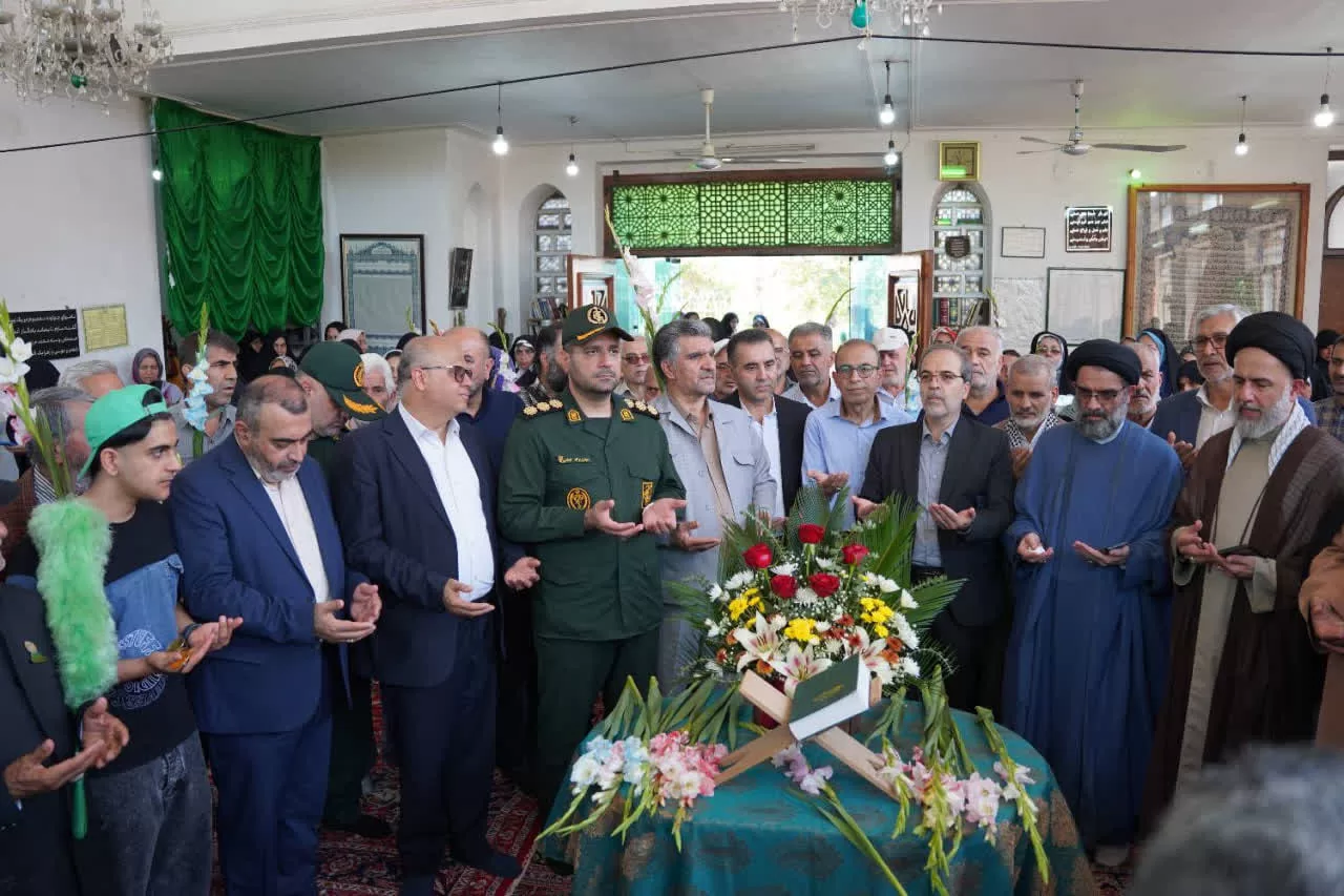 گلباران قدمگاه امام حسن عسکری (ع) در گرگان