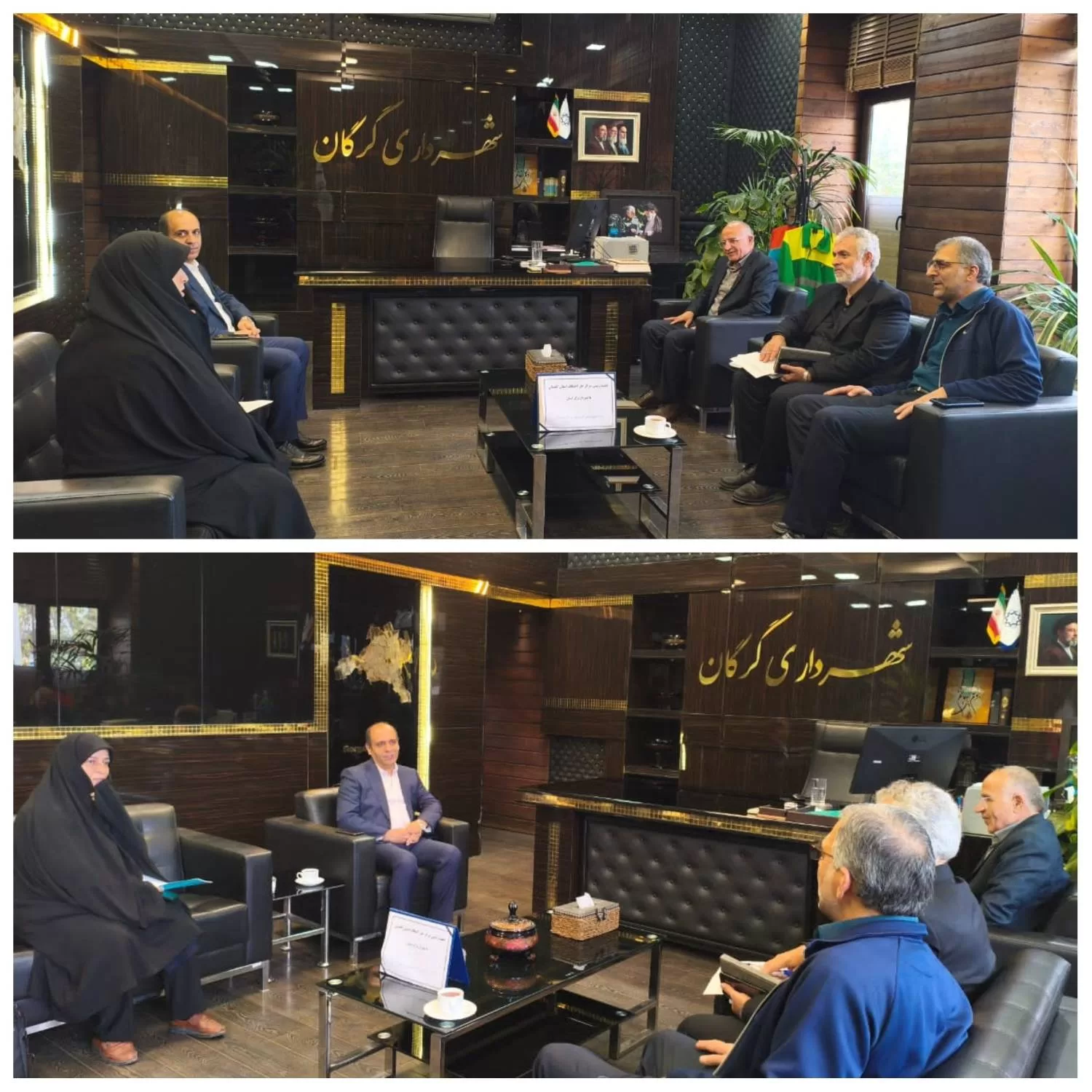 دیدار شهردار گرگان با رئیس شورای حل اختلاف استان گلستان
