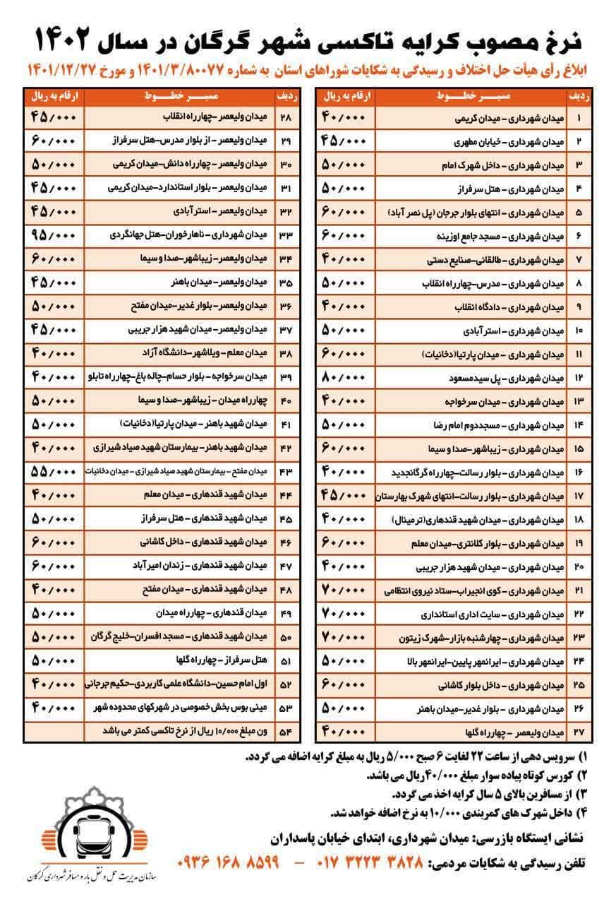 اتوبوس گردشگری در گرگان حرکت خود را آغاز کرد/ نرخ جدید کرایه ها اعلام شد - 2