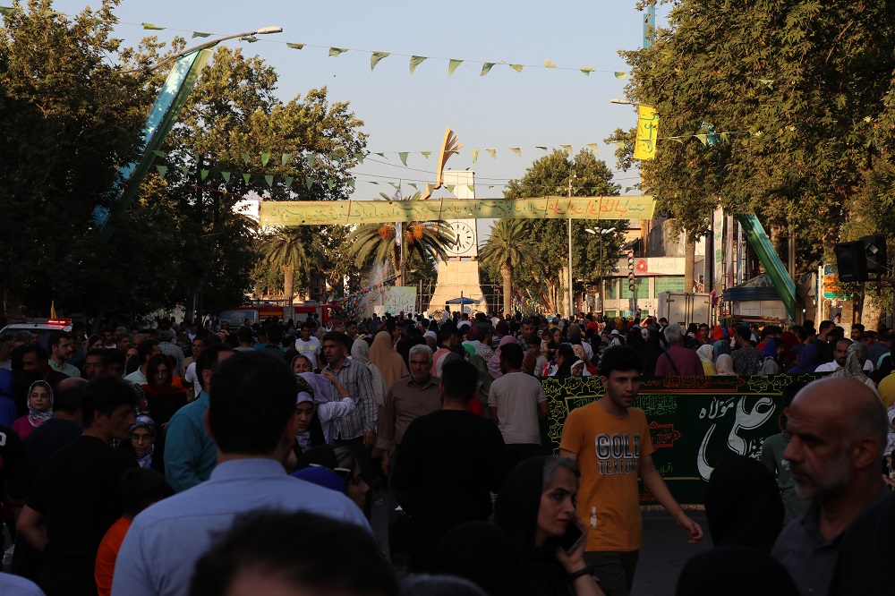 گزارش تصویری جشن مهمونی کیلومتری غدیر در شهر گرگان - 9