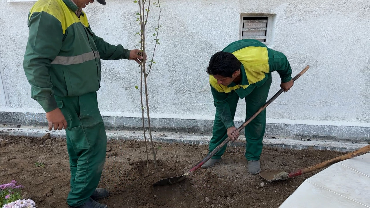 بازدید سید محمدرضا سیدالنگی شهردار به همراه حمیدرضا آقاملایی و ابوالفضل تجری اعضای شورای اسلامی شهر گرگان از روند احداث کافه ایراندخت - 7