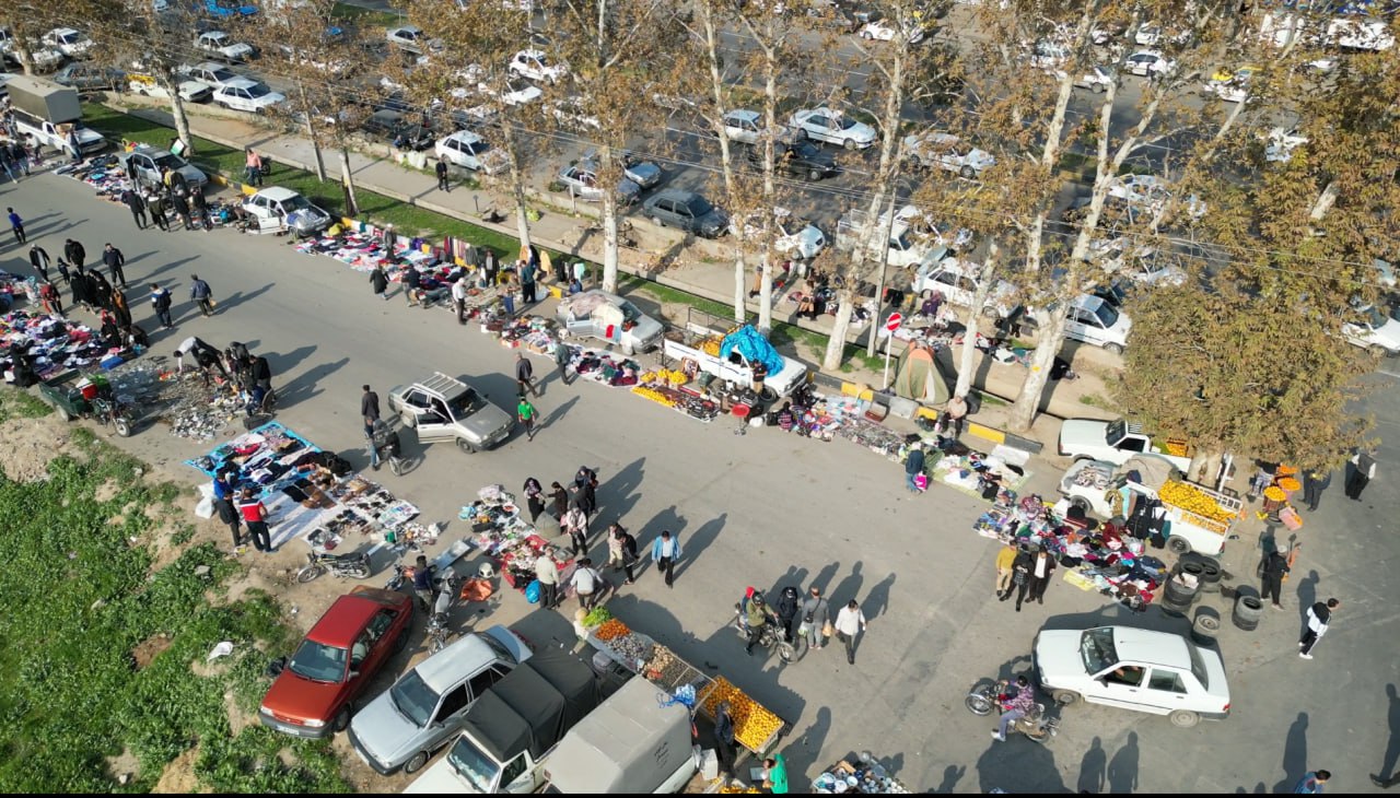 دستفروشان جمعه بازار گرگان ساماندهی می ش...