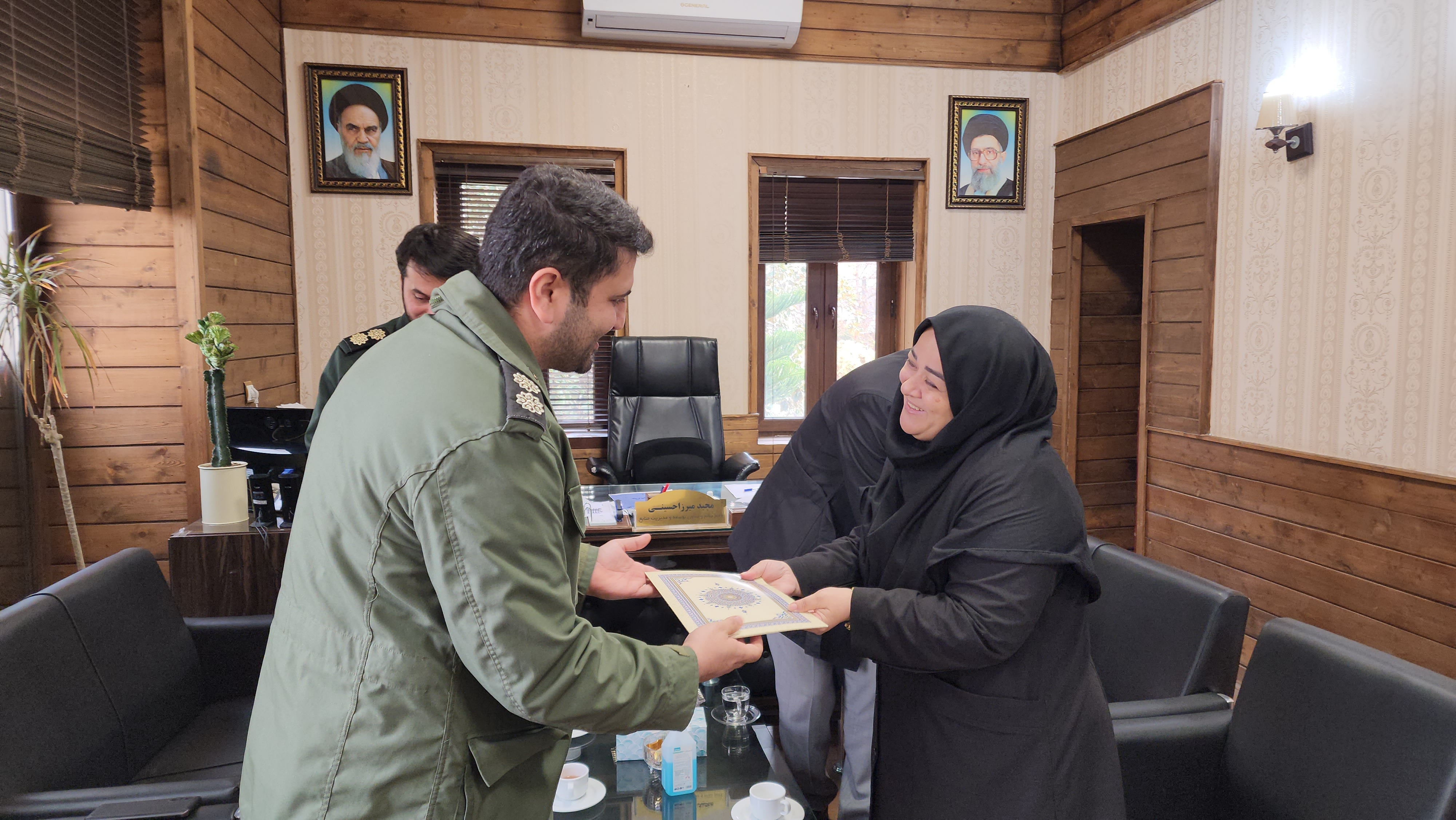 تقدیر فرمانده سپاه نینوا استان گلستان از قائم مقام شهردار گرگان - 3