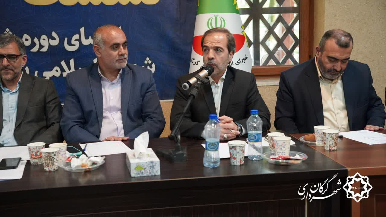 گزارش تصویری 1: برگزاری نشست خبری رئیس و اعضای شورای اسلامی شهر گرگان به مناسبت گرامیداشت هفته شوراها - 9