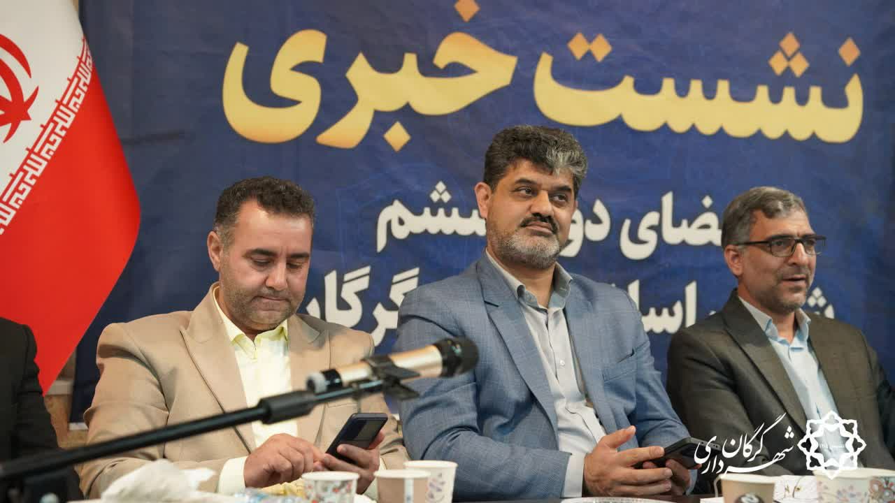 گزارش تصویری2: برگزاری نشست خبری رئیس و اعضای شورای اسلامی شهر گرگان به مناسبت گرامیداشت هفته شوراها - 2