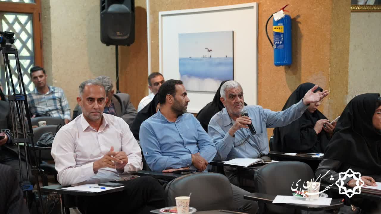 گزارش تصویری2: برگزاری نشست خبری رئیس و اعضای شورای اسلامی شهر گرگان به مناسبت گرامیداشت هفته شوراها - 6