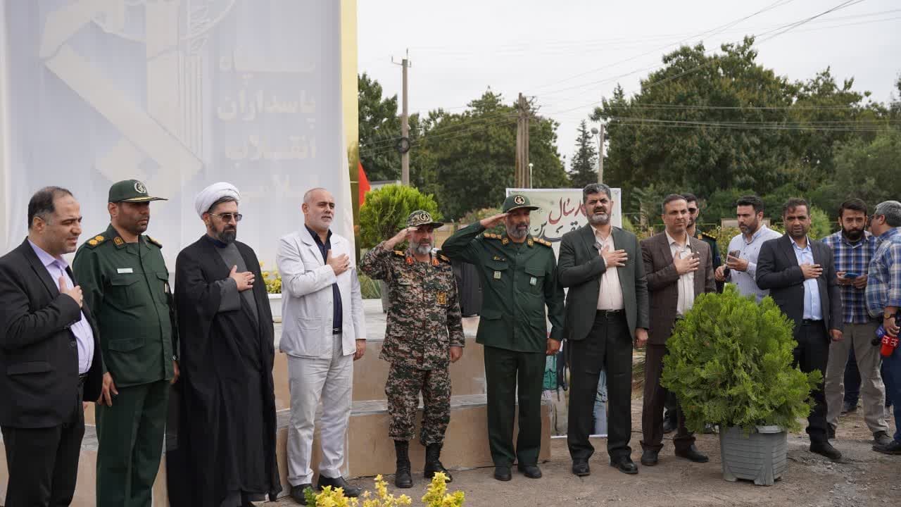 آیین رونمایی از المان و تمثال سپاه پاسداران انقلاب اسلامی در شهر گرگان - 2