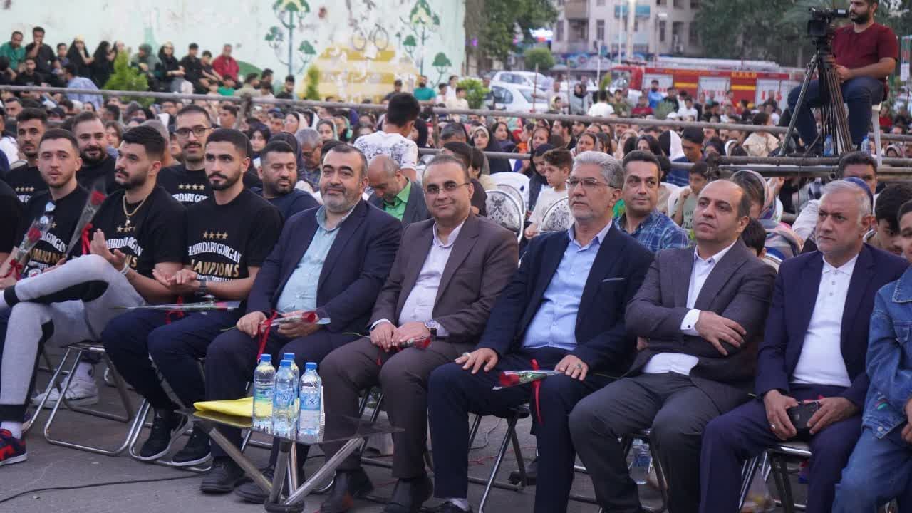 اظهارات کامل مجید طاهری سرپرست شهرداری گرگان در جشن بزرگ مردمی میلاد امام رضا (ع) و قهرمانی تیم بسکتبال شهرداری گرگان - 5