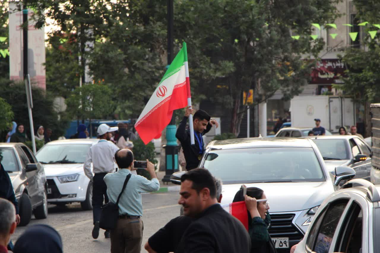 مراسم استقبال از مهدی الفتی قهرمان ژیمناستیک آسیا - 4