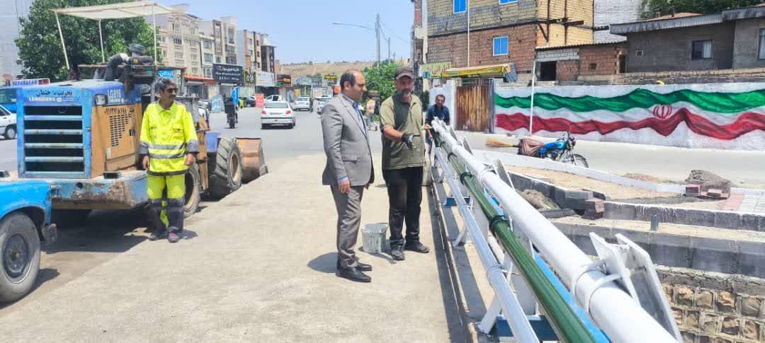 بازدید شهردار گرگان از روند احداث پروژههای پل شهدای قلعه حسن و بازگشایی معبر ۳۰ متری پارتیان - 3